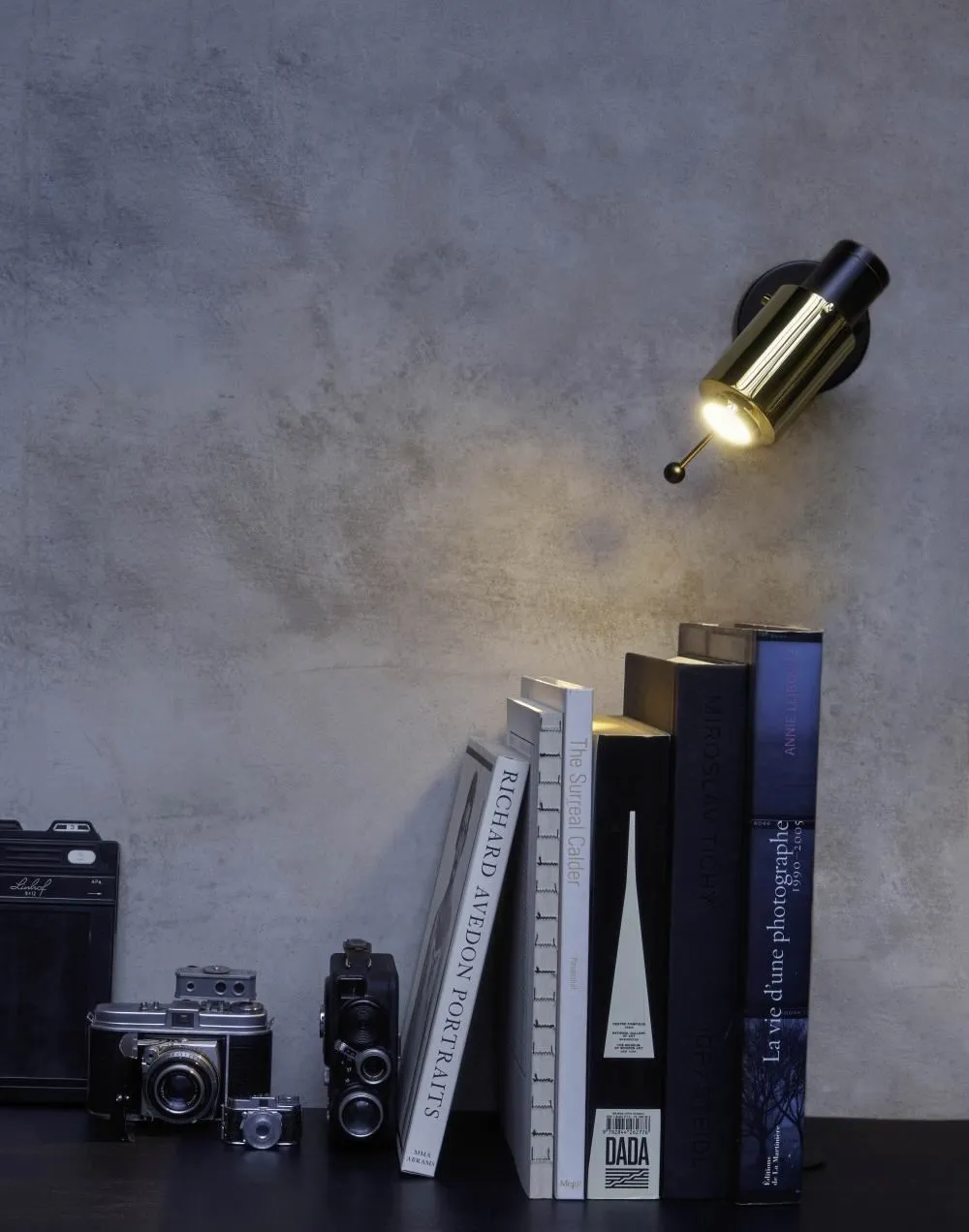 LED Spot Light with Ball Joint - Black, Metal