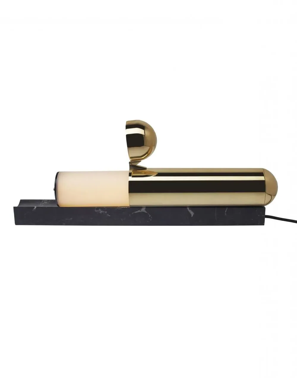 LED Table Lamp with Touch Control - Black, Marble image