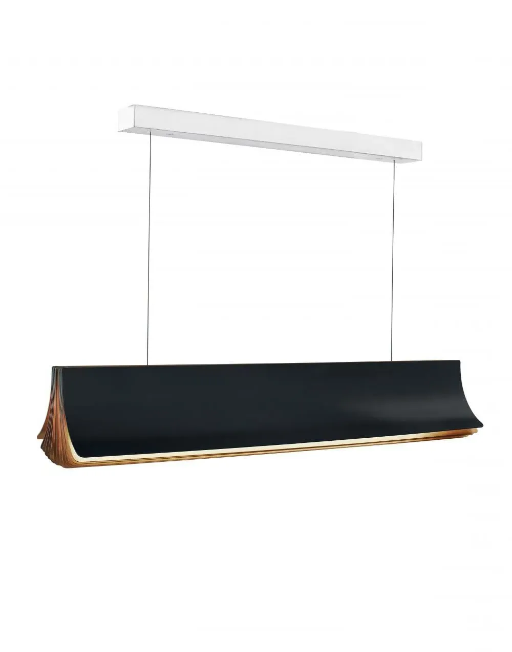 Medium Pendant Light Book Design - Gold, Aluminium