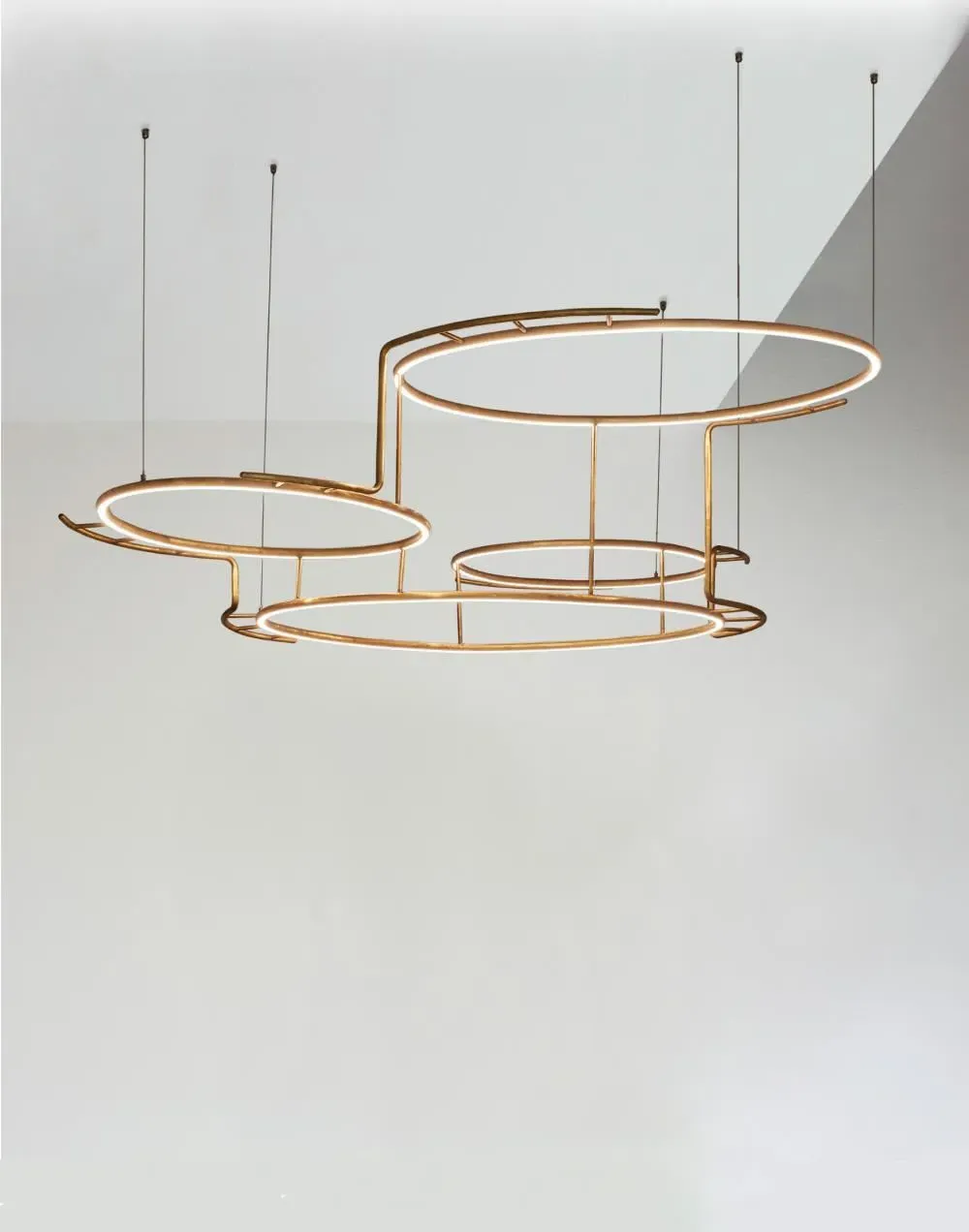 Medium Pendant Light - Brass, Brushed Metal