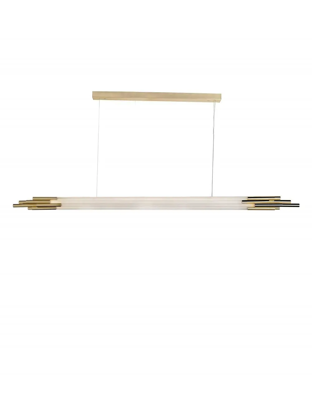 Medium Pendant Light - Opal Glass, Aluminium