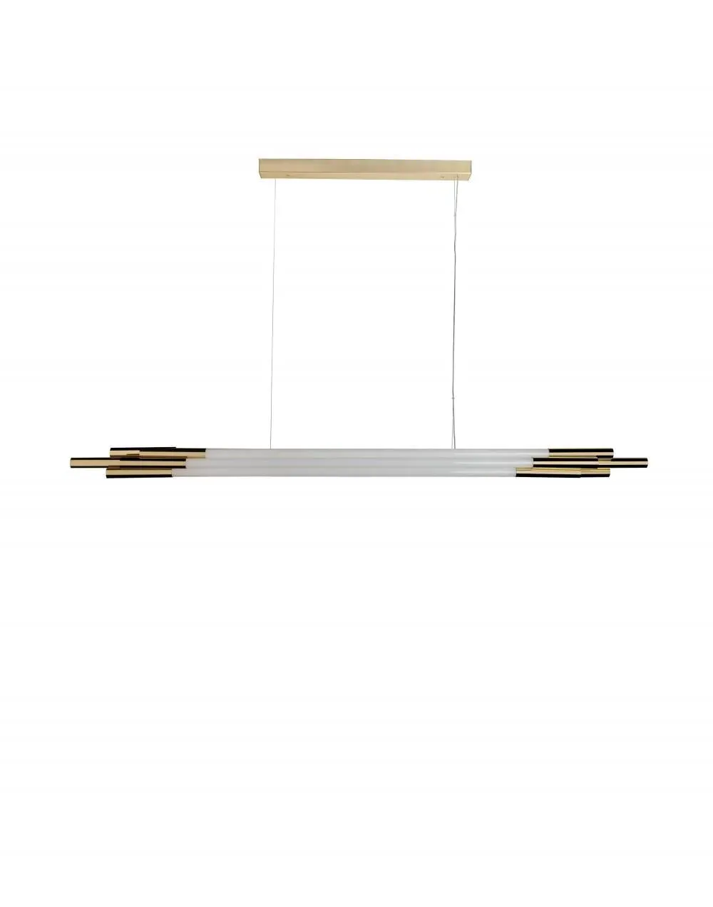 Medium Pendant Light - Opal Glass, Aluminium