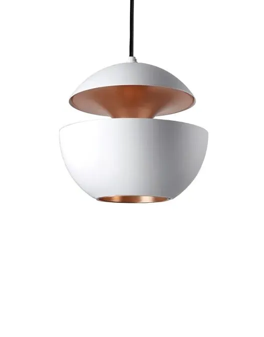 Medium Pendant Light - White, Copper