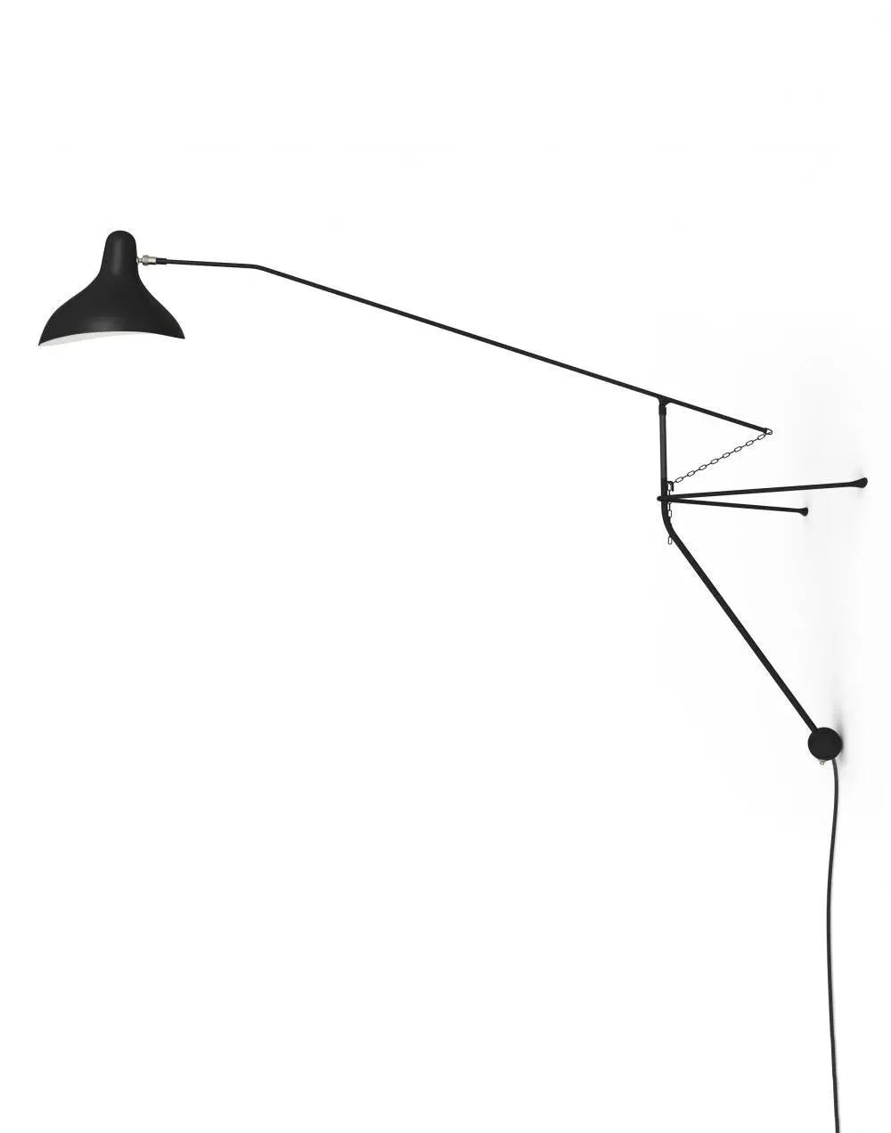 Mini Wall Light with Adjustable Arm - Metal