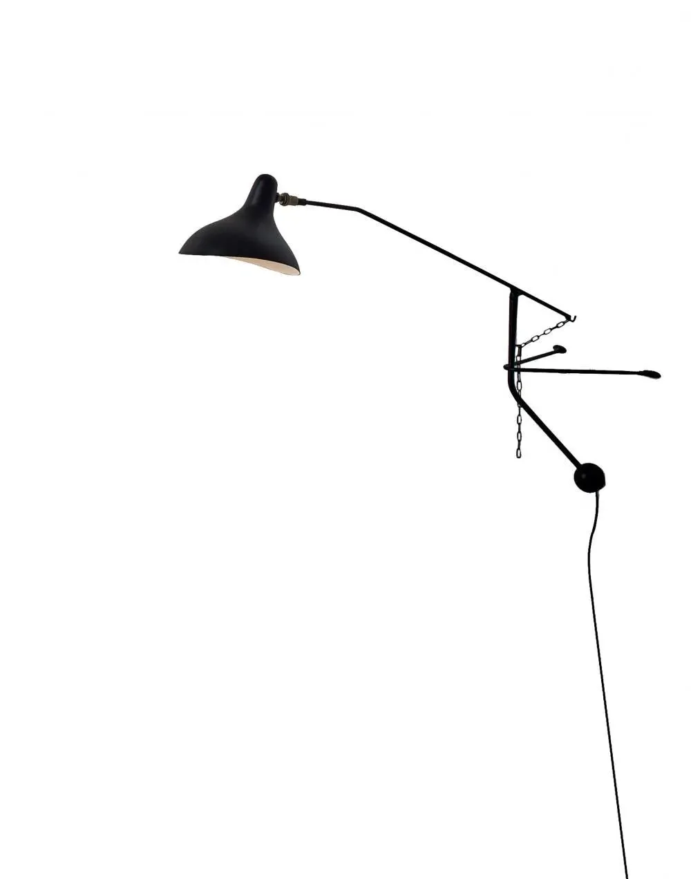 Mini Wall Light with Adjustable Arm - Metal image