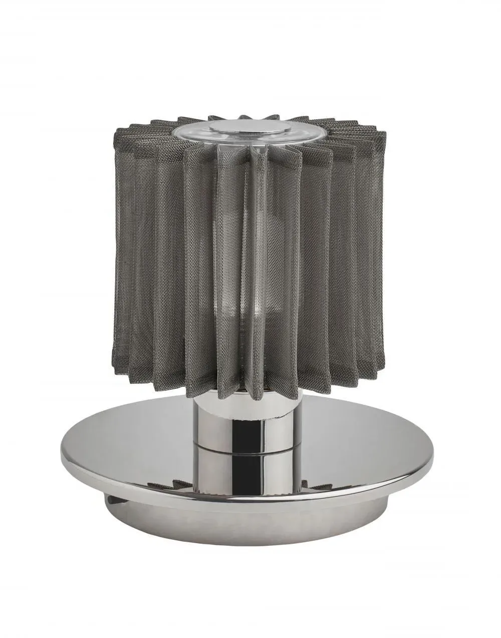 Portable Rechargeable Table Lamp - Silver, Metal image