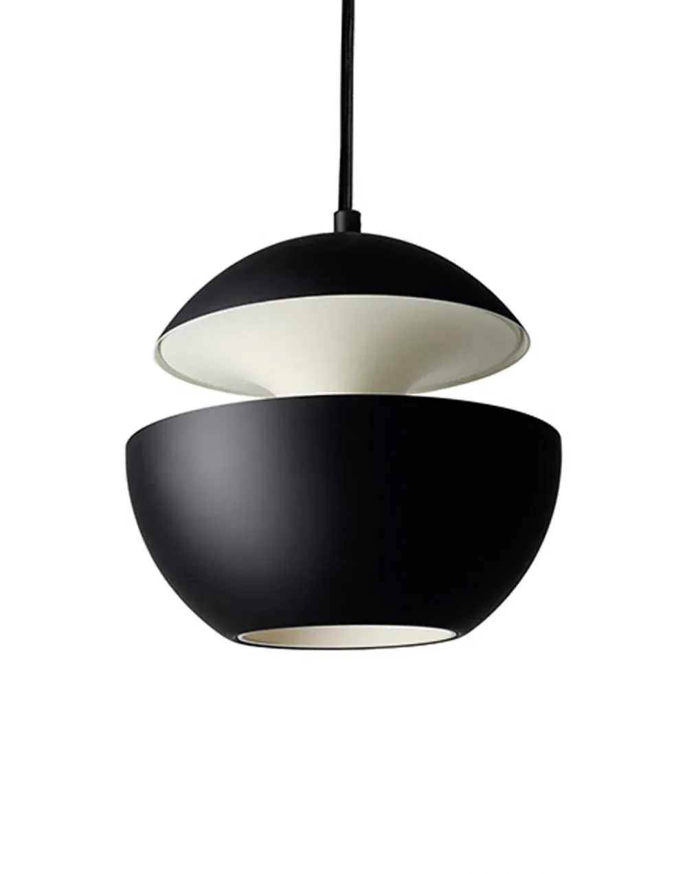 Round Pendant Light - Black, Metal