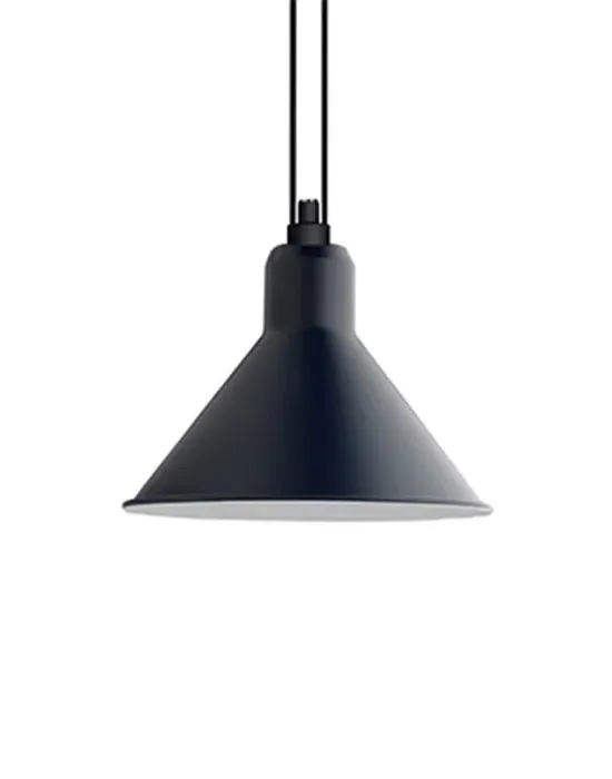 XL Conical Pendant Light - Blue, Metal