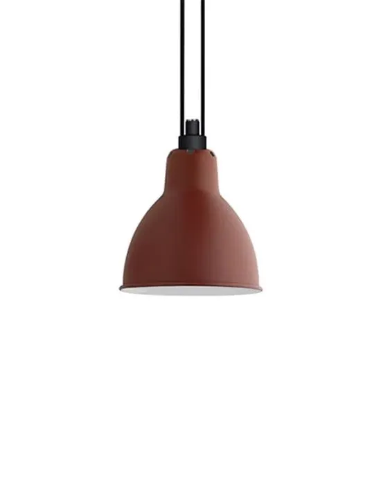 XL Round Pendant Light - Black, Metal