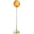 Ballroom Floor Light - Amber, Hand Blown Glass