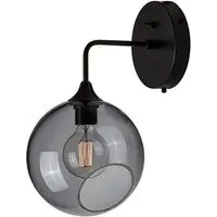 Ballroom Small Wall Light - Smoke, Glass