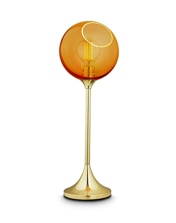 Ballroom Table Lamp - Smoke, Glass