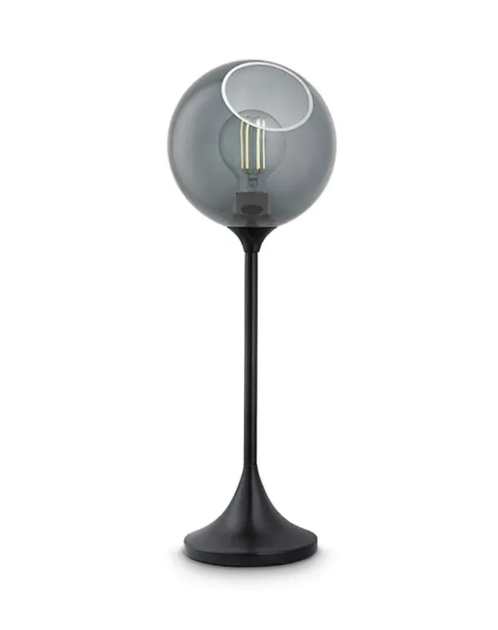 Ballroom Table Lamp - Smoke, Glass
