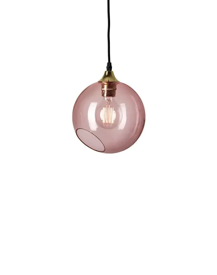 Extra Large Pendant Light - Army Silver, Glass