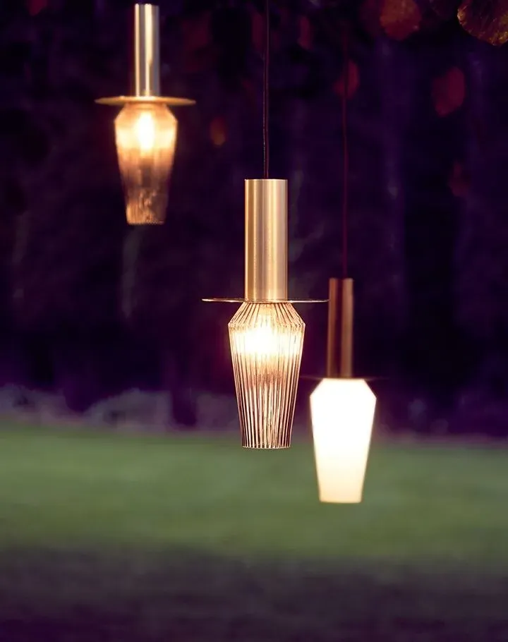 Harakiri Pendant Light - Brown, Glass