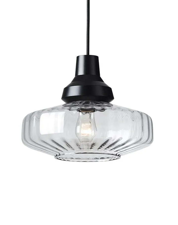 New Wave Optic Pendant Light - Clear, Glass image