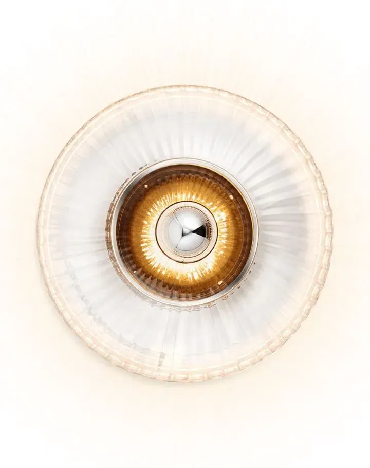 New Wave Optic Wall Light - Clear, Glass