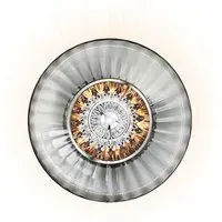 New Wave Optic Wall Light - Smoke, Glass