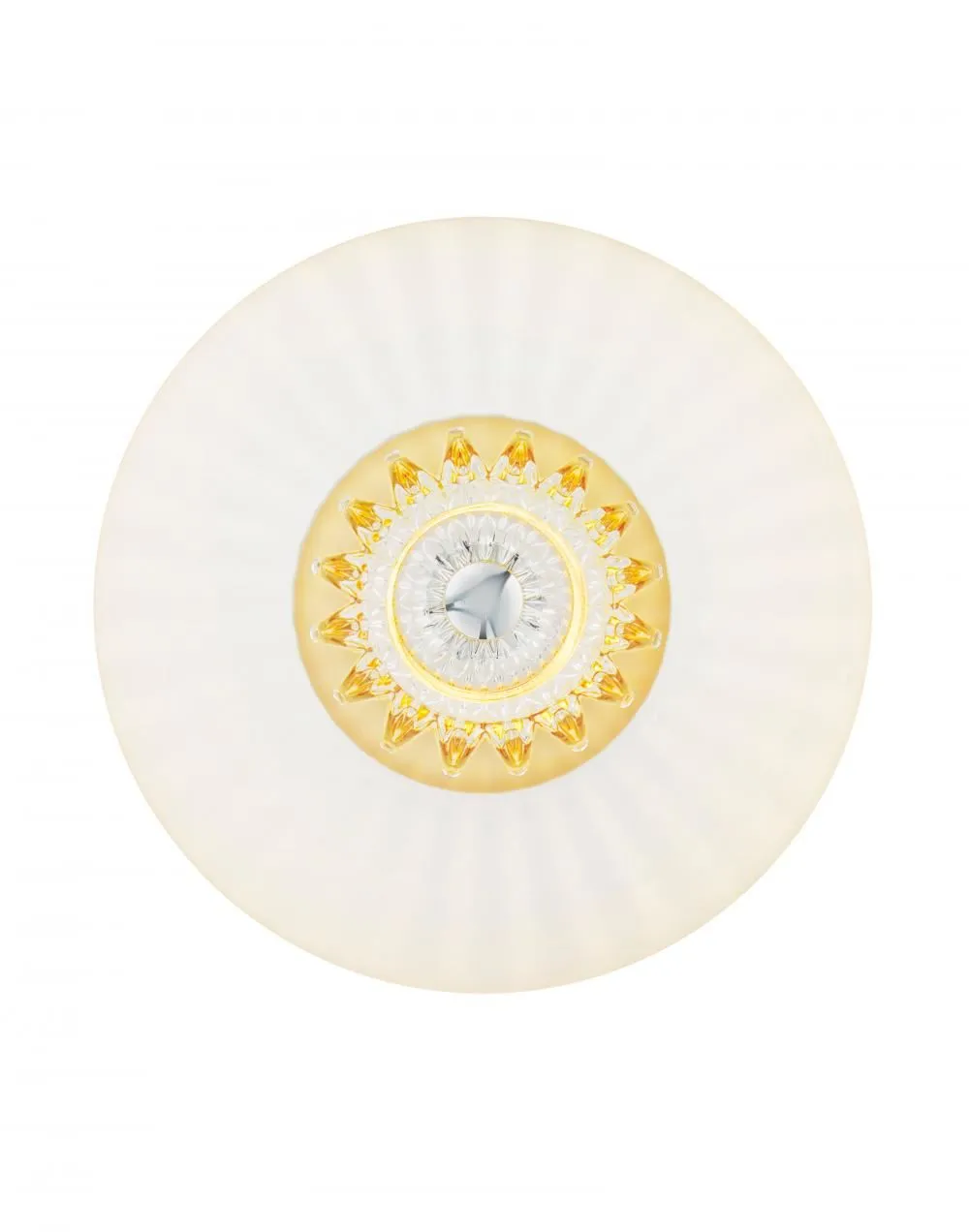 Optic Opal Wall Light - Clear Glass image