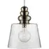 Pollish Large Pendant Light - Clear with White Cord