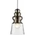 Pollish Small Pendant Light - Clear with White Cord