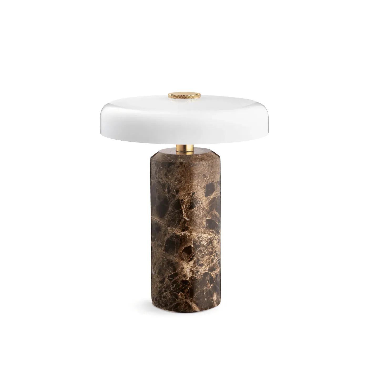 Portable LED Lamp with Touch Dimmer - Brown