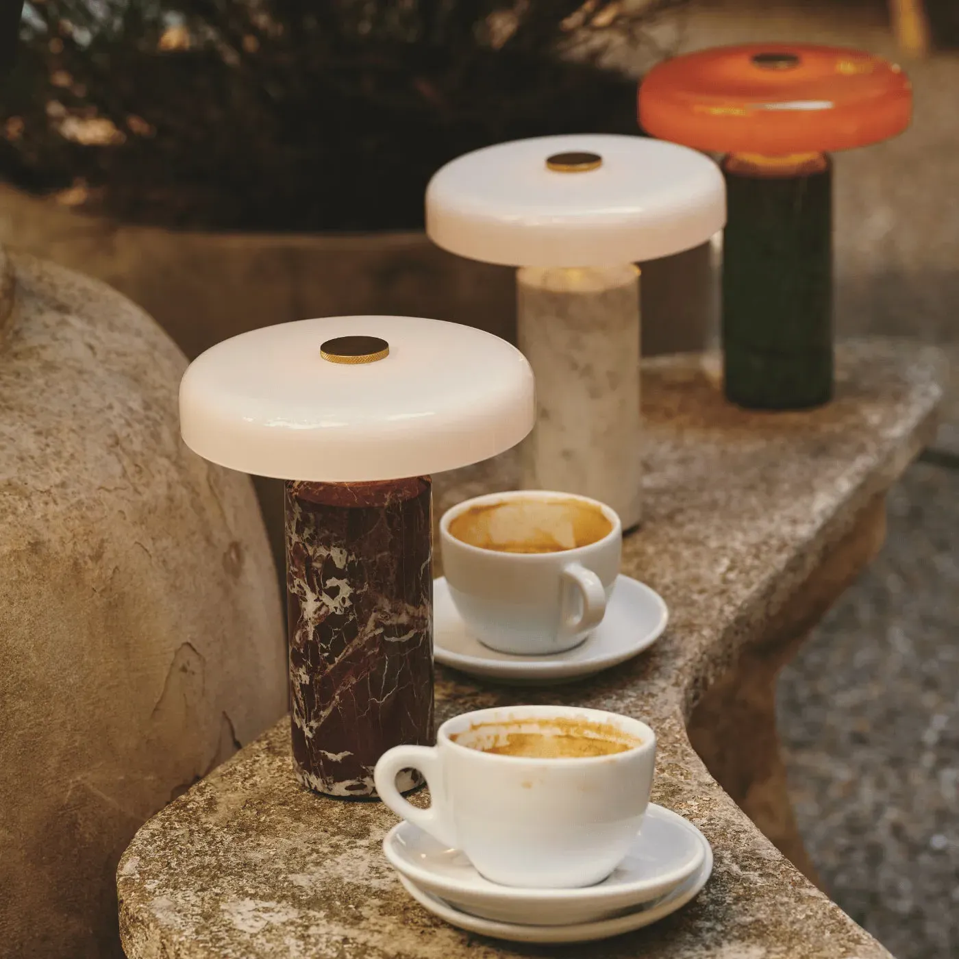 Portable LED Lamp with Touch Dimmer - Moss