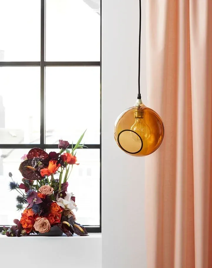 Standard Pendant Light - Army Silver, Glass