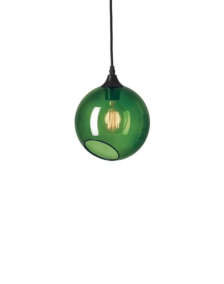 Standard Pendant Light - Army Silver, Glass image