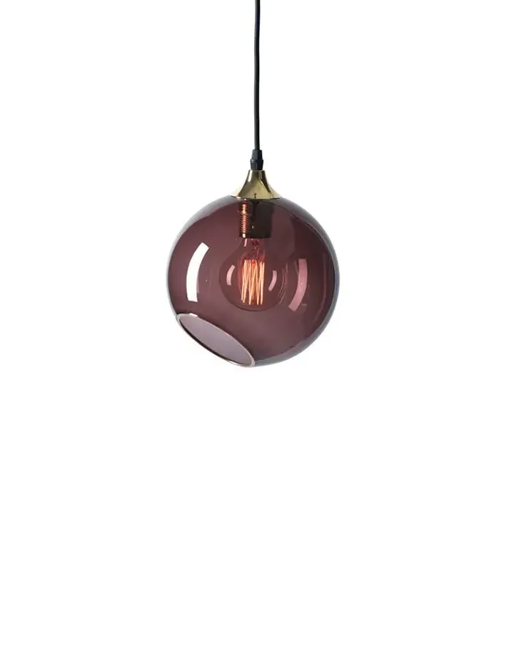 Standard Pendant Light - Purple, Glass