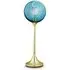 Table Lamp with Gold Edge - Blue, Glass