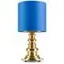 Table Lamp with Hand Blown Base - Blue, Glass