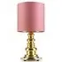 Table Lamp with Hand Blown Base - Rose, Glass