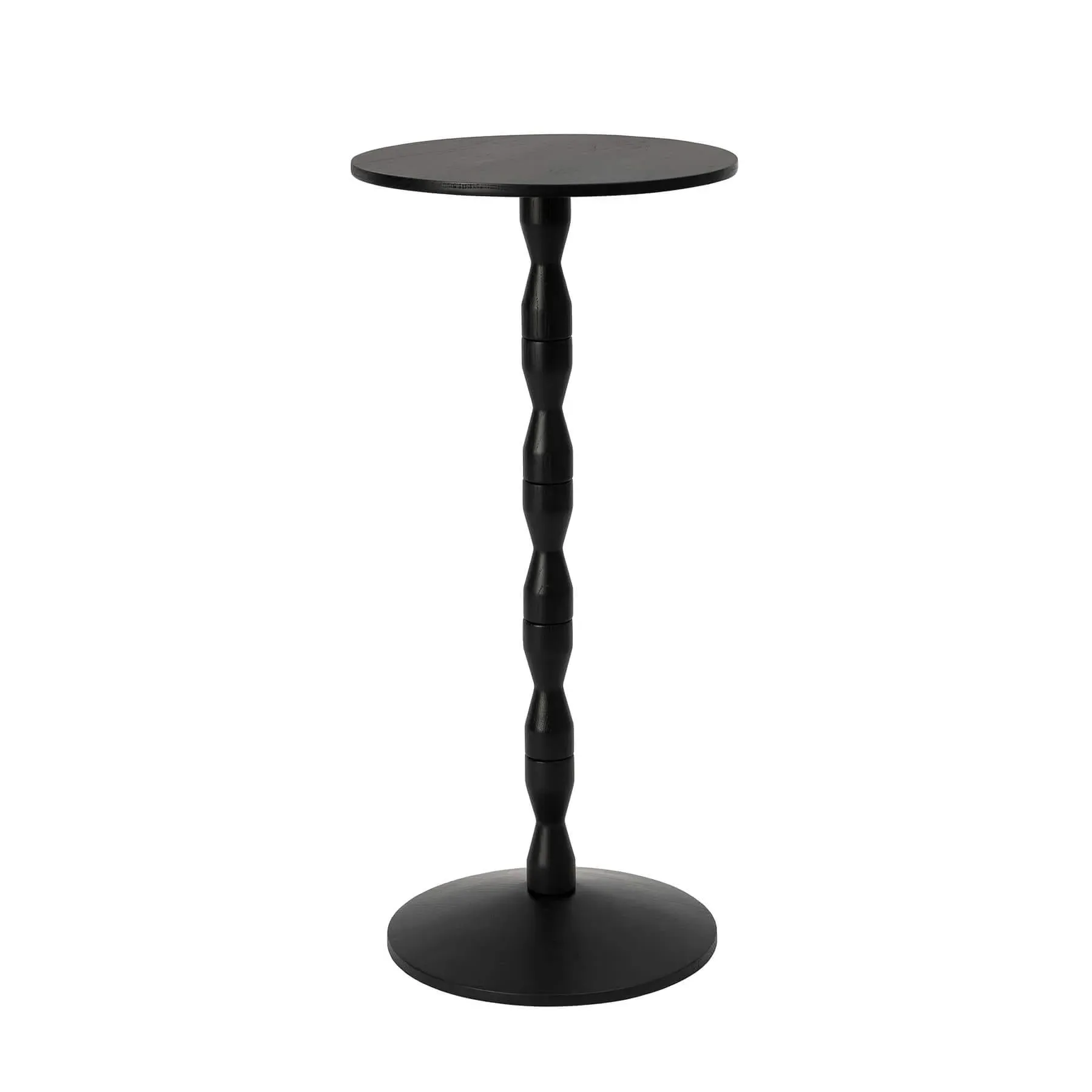 Adjustable Pedestal Table - Black, Oak image