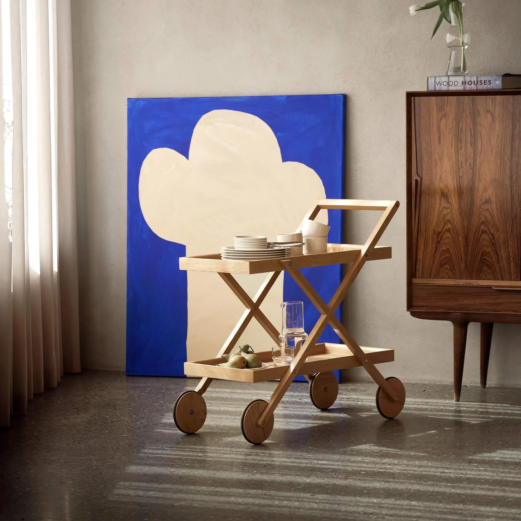 Exit Trolley - Black, Oak