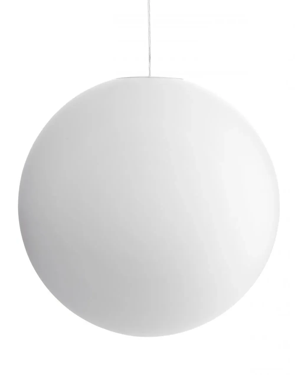 Extra Large Globe Pendant - White, Glass
