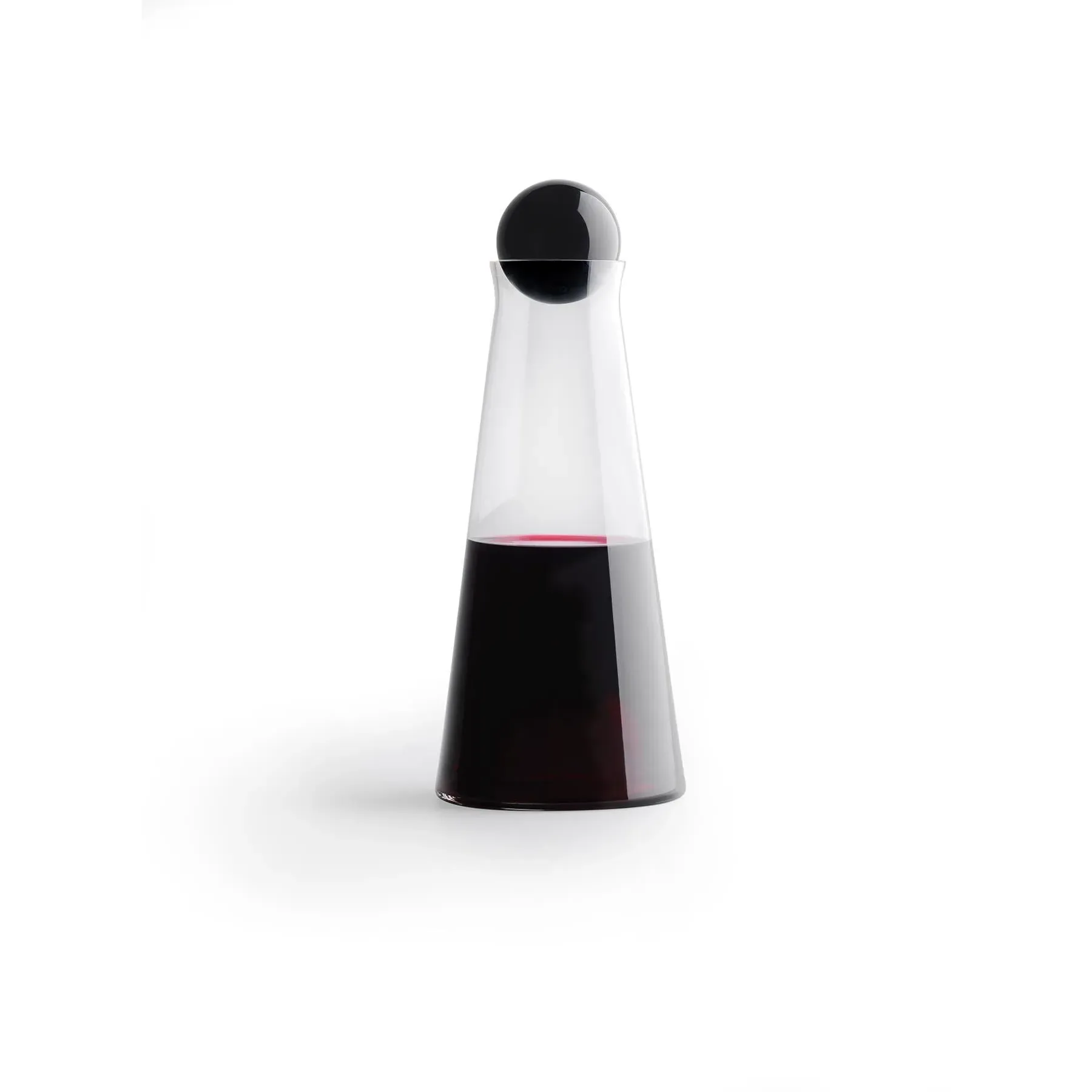 Fia Carafe with Crystal Stopper - Clear, Glass