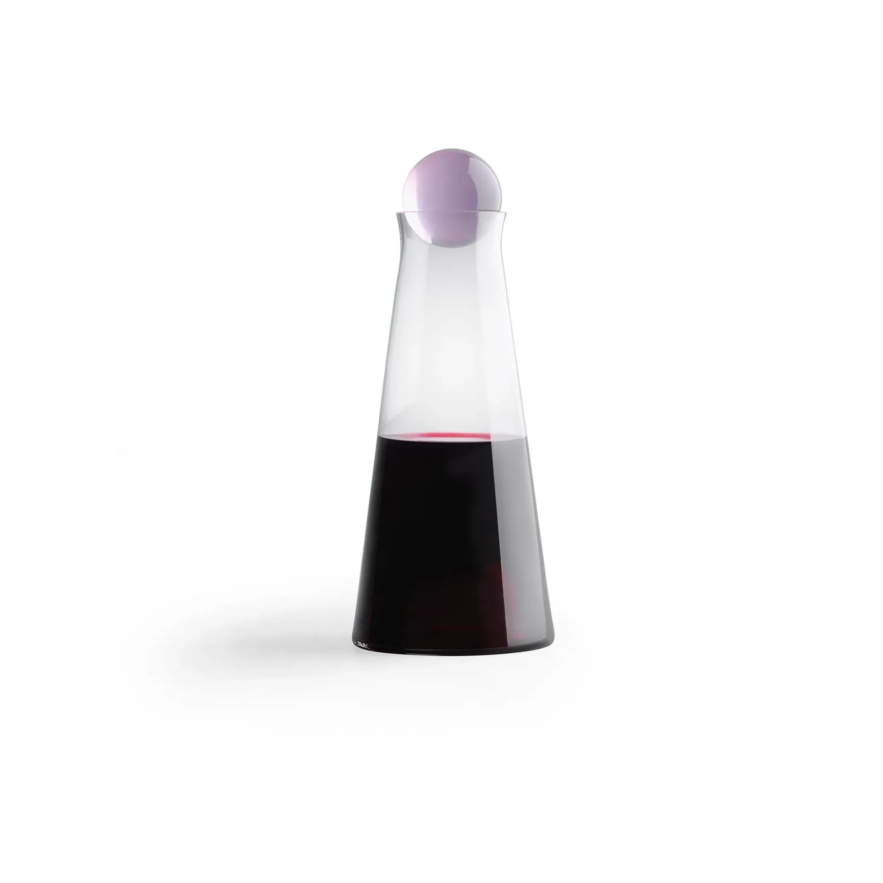 Fia Carafe with Crystal Stopper - Clear, Glass