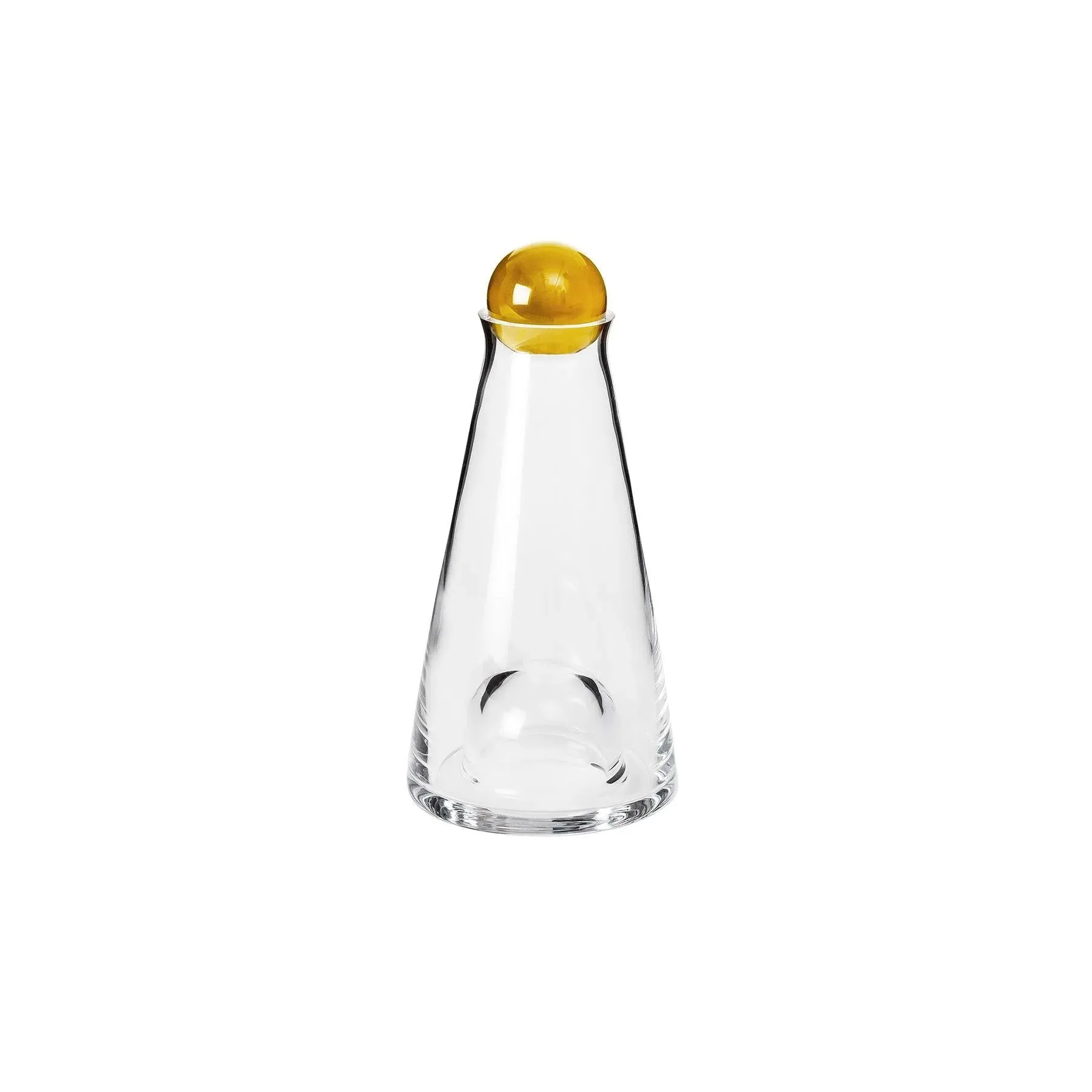 Fia Mini Carafe with Crystal Stopper - Clear, Glass