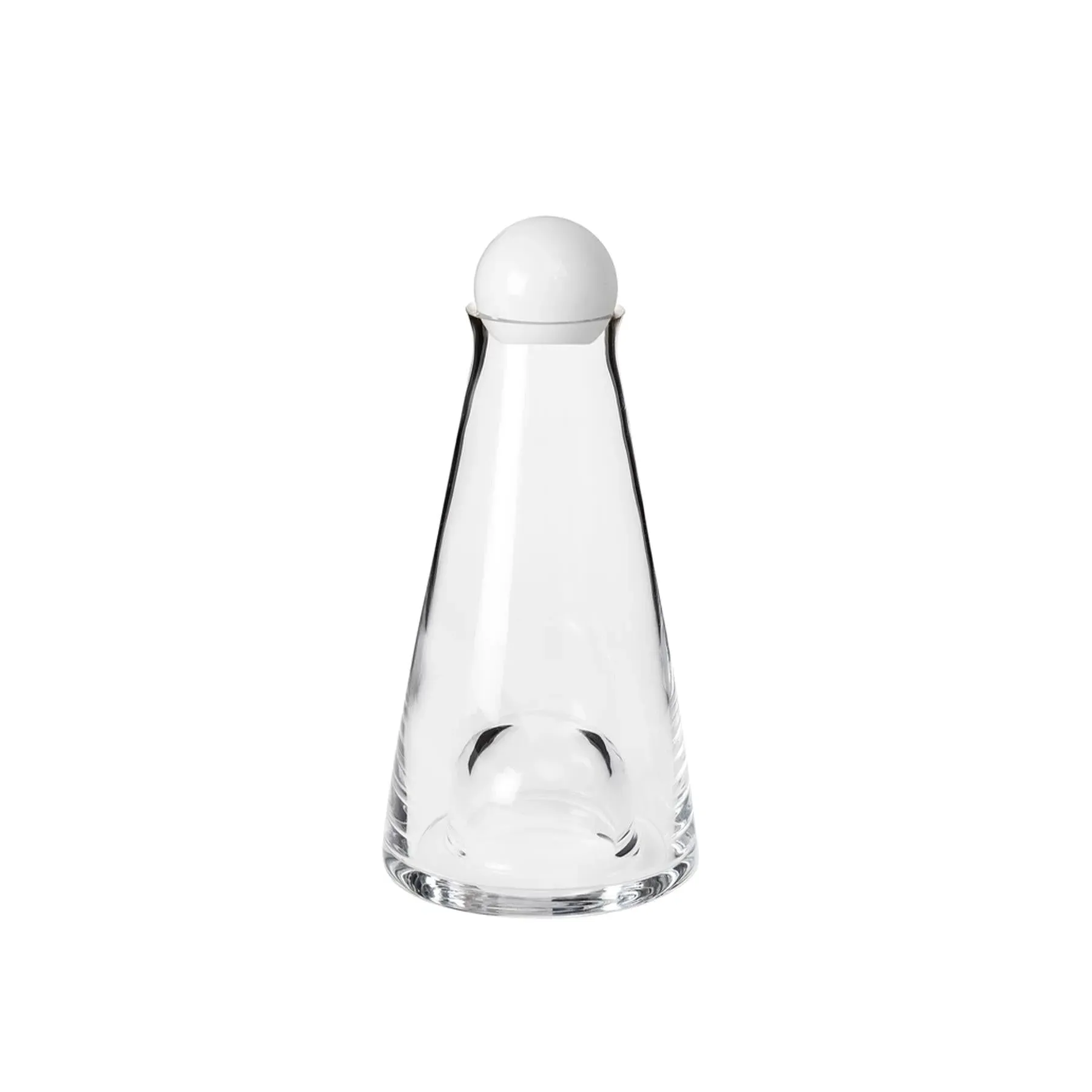 Fia Mini Carafe with Crystal Stopper - Clear, Glass image