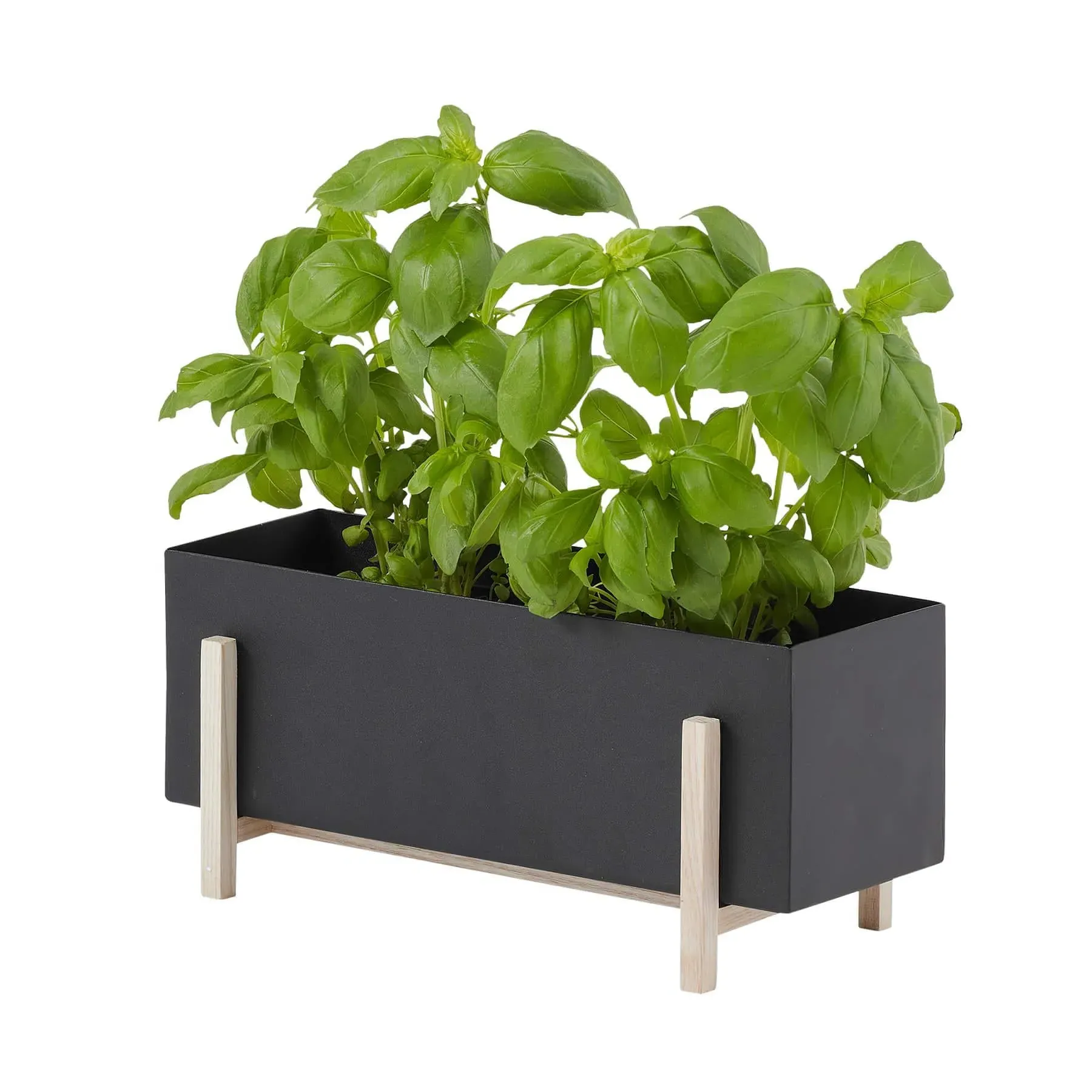 Herb Box Planter - Wood, Metal image