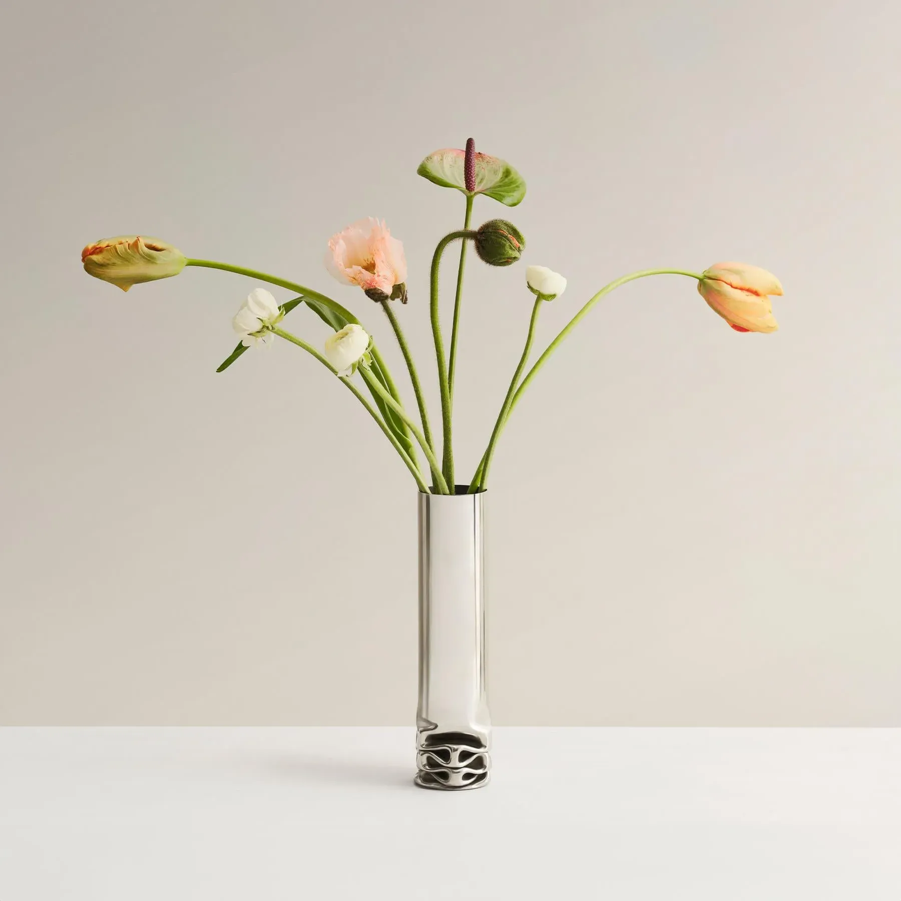 Hydraulic Vase - Stainless Steel