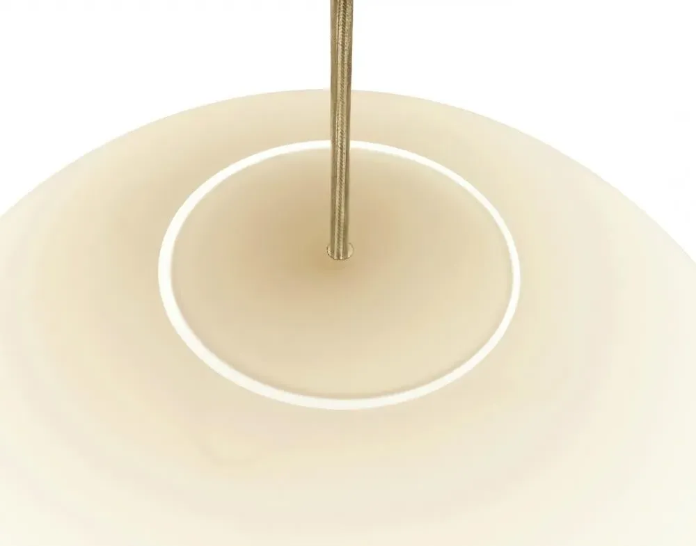 Large Globe Pendant Light - White, Glass