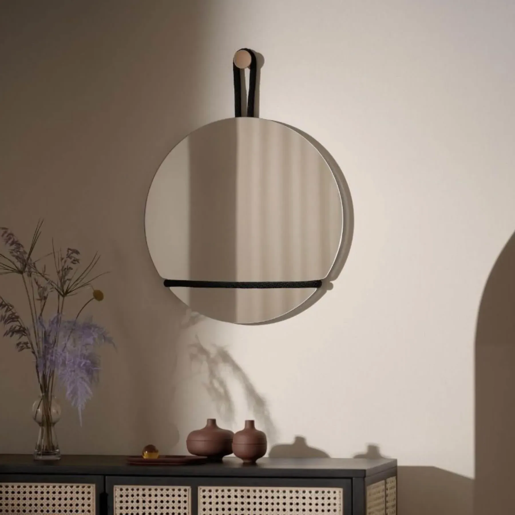 Lasso Round Mirror