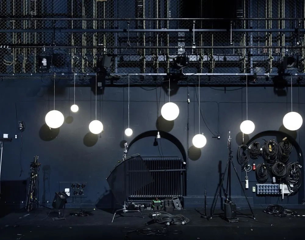 Small Globe Pendant Light - White, Glass