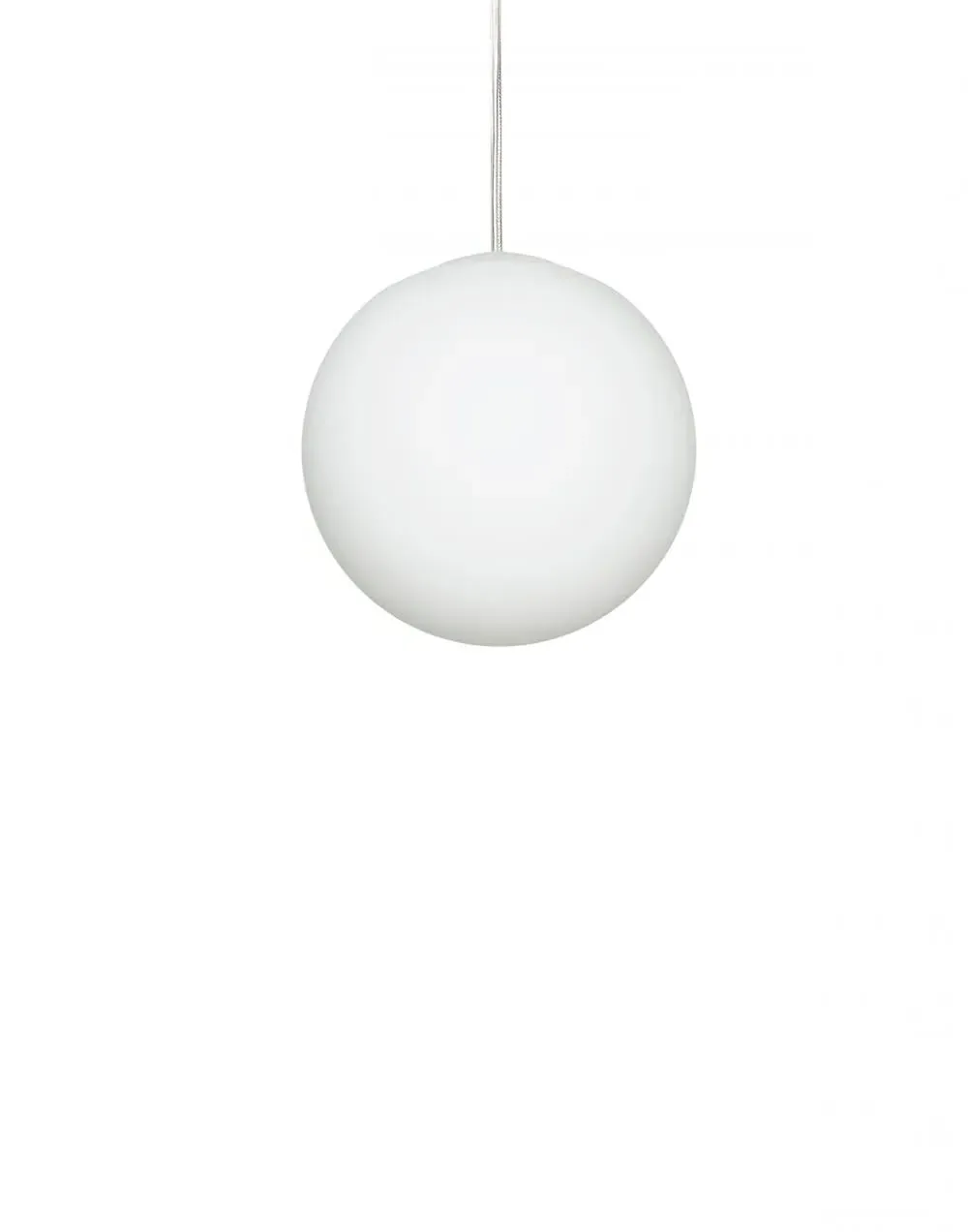 Small Globe Pendant Light - White, Glass image