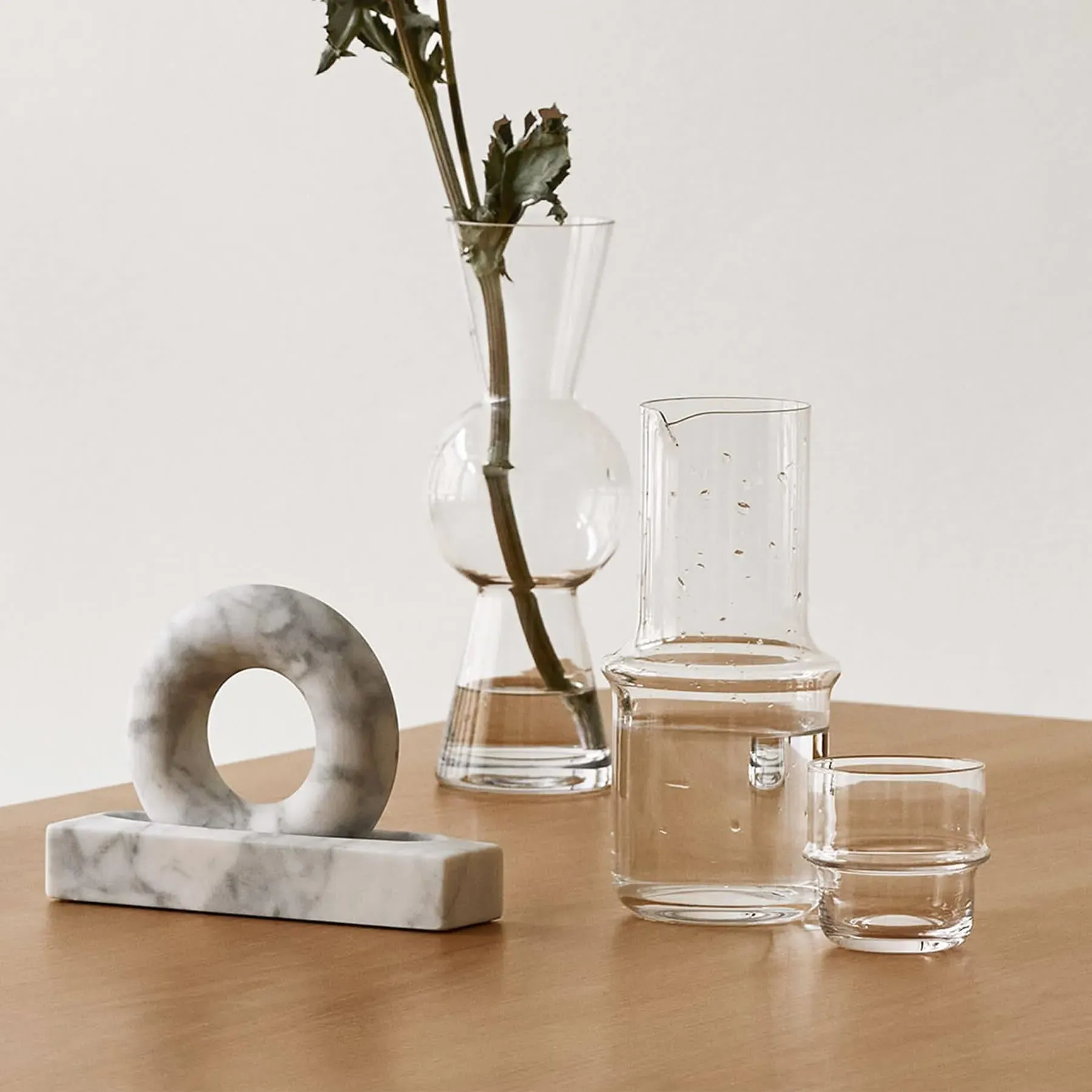 Tondo Mortar & Pestle Set - Solid Marble