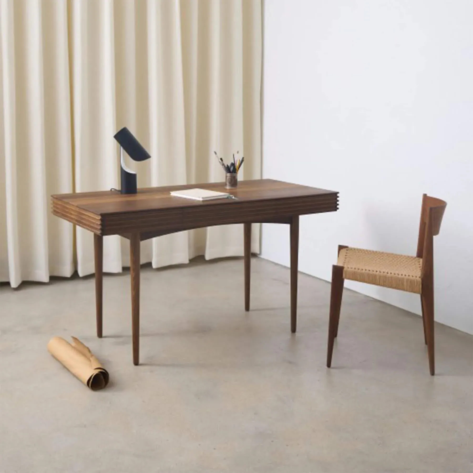 Groove Desk - Oiled Oak image