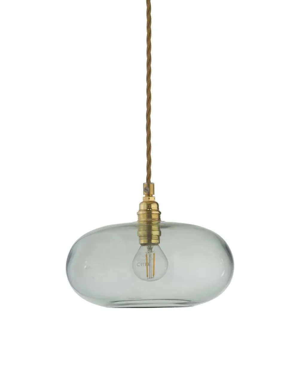 21cm Pendant Light - Forest Green, Glass