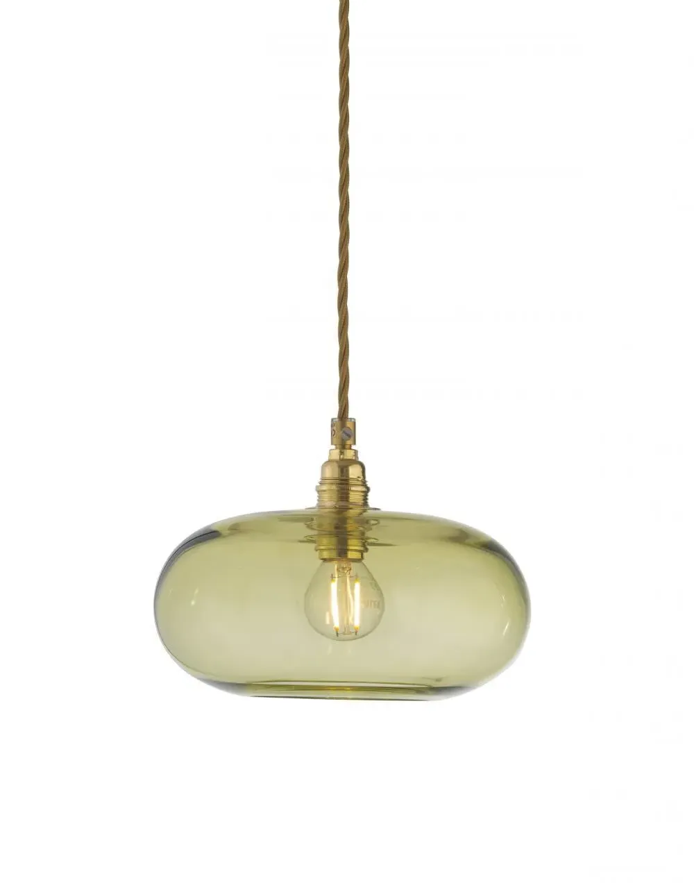 21cm Pendant Light - Olive, Glass image